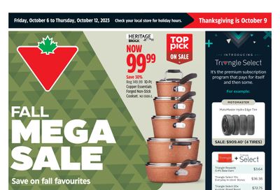 Canadian Tire (ON) Flyer October 6 to 12