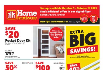 Home Hardware (Atlantic) Flyer October 5 to 11