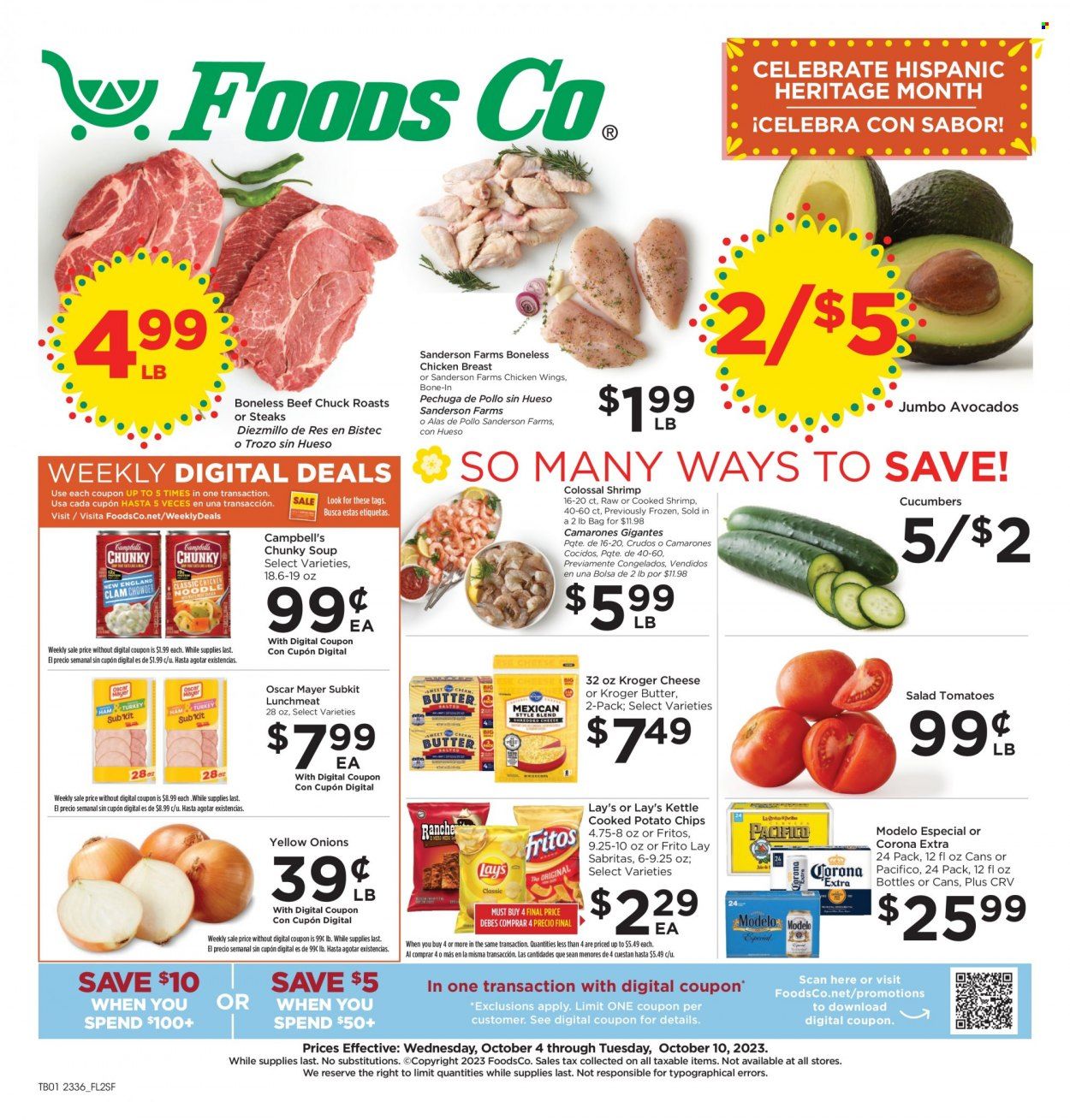 Foods Co (CA, OH, VA) Weekly Ad Flyer Specials October 4 to October 10, 2023