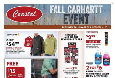 Coastal Farm & Ranch Weekly Ad Flyer Specials October 4 to October 17, 2023