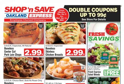 Shop ‘n Save Express (MD, PA, WV) Weekly Ad Flyer Specials October 5 to October 11, 2023