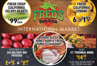 Fred's Farm Fresh Flyer October 4 to 10