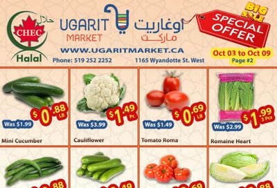 Ugarit Market Flyer October 3 to 9