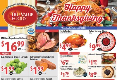Tru Value Foods Flyer October 4 to 10