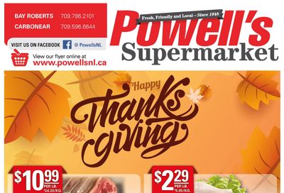 Powell's Supermarket Flyer October 5 to 11