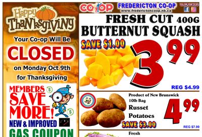 Fredericton Co-op Flyer October 5 to 11