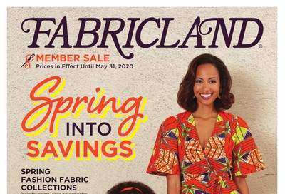 Fabricland (West) Flyer May 13 to 31
