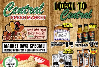 Central Fresh Market Flyer October 5 to 12