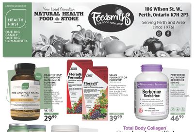 Foodsmiths Health First Flyer October 6 to 21