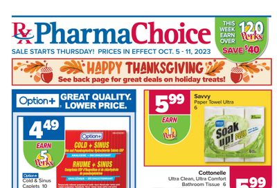PharmaChoice (BC, AB, SK & MB) Flyer October 5 to 11