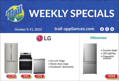 Trail Appliances (AB & SK) Flyer October 5 to 11