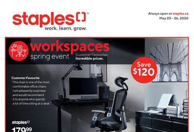 Staples Flyer May 20 to 26