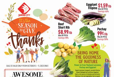 Seafood City Supermarket (ON) Flyer October 5 to 11