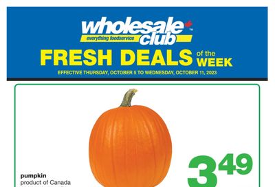 Wholesale Club (West) Fresh Deals of the Week Flyer October 5 to 11