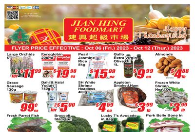 Jian Hing Foodmart (Scarborough) Flyer October 6 to 12