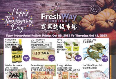FreshWay Foodmart Flyer October 6 to 12