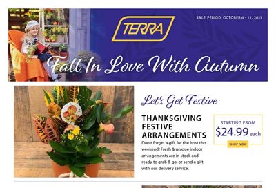 Terra Greenhouses Flyer October 6 to 12
