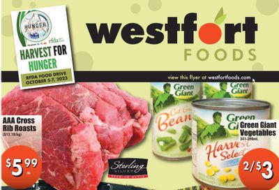 Westfort Foods Flyer October 6 to 12