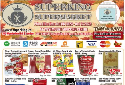 Superking Supermarket (London) Flyer October 6 to 12