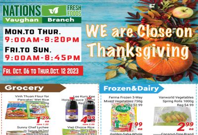 Nations Fresh Foods (Vaughan) Flyer October 6 to 12
