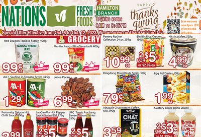 Nations Fresh Foods (Hamilton) Flyer October 6 to 12