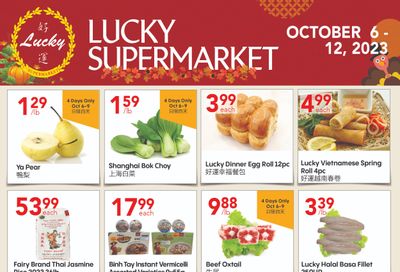Lucky Supermarket (Edmonton) Flyer October 6 to 12