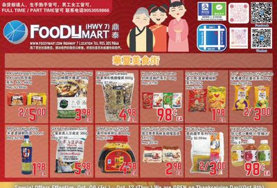 FoodyMart (HWY7) Flyer October 6 to 12