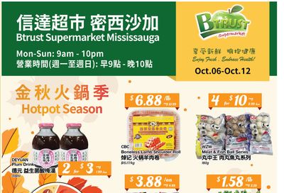 Btrust Supermarket (Mississauga) Flyer October 6 to 12