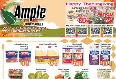 Ample Food Market (Brampton) Flyer October 6 to 12