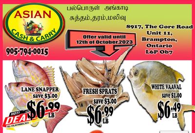 Asian Cash & Carry Flyer October 6 to 12