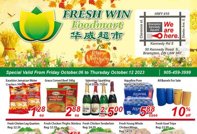 Fresh Win Foodmart Flyer October 6 to 12