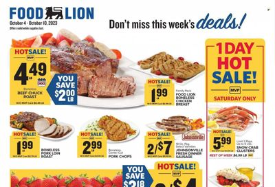 Food Lion (NC) Weekly Ad Flyer Specials October 4 to October 10, 2023