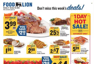 Food Lion (TN) Weekly Ad Flyer Specials October 4 to October 10, 2023