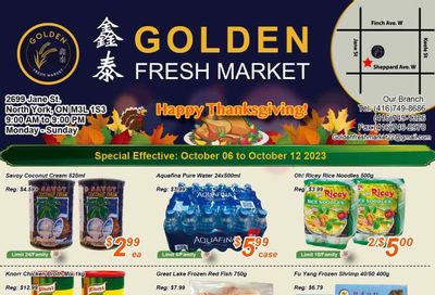 Golden Fresh Market Flyer October 6 to 12