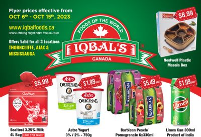 Iqbal Foods Flyer October 6 to 15