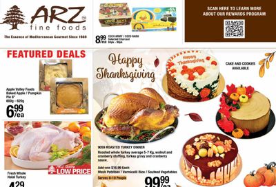 Arz Fine Foods Flyer October 6 to 12