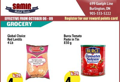Samir Supermarket Flyer October 6 to 9