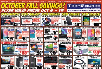 TechSource Flyer October 6 to 19
