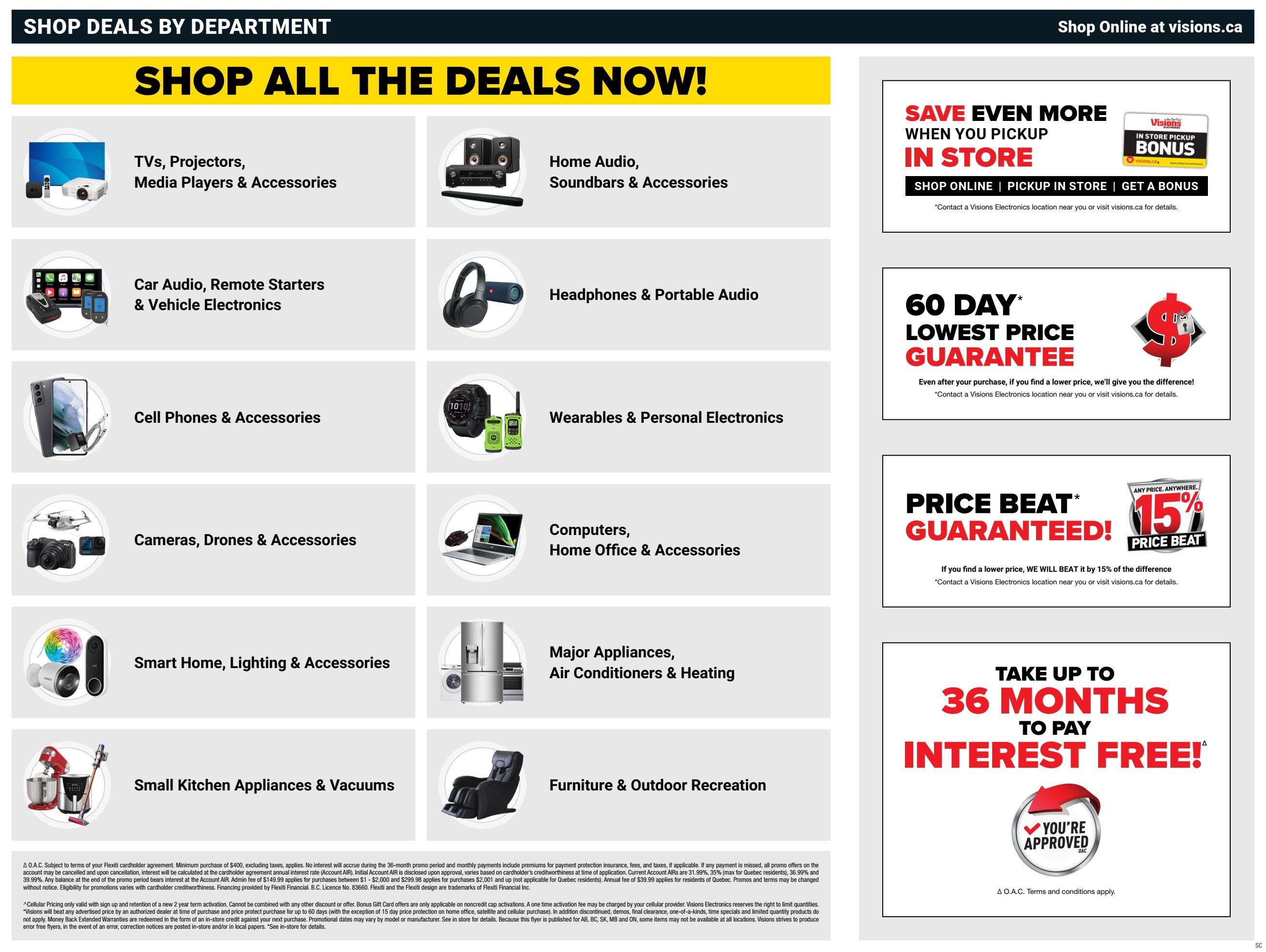 Visions Electronics Flyer October 6 to 12
