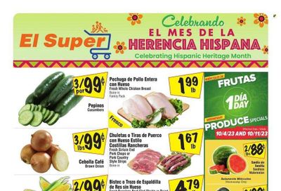 El Super (TX) Weekly Ad Flyer Specials October 4 to October 17, 2023