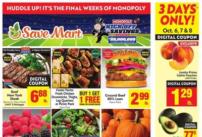 Save Mart (CA, NV) Weekly Ad Flyer Specials October 4 to October 10, 2023
