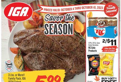 IGA (TN) Weekly Ad Flyer Specials October 4 to October 10, 2023