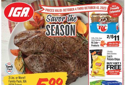 IGA (KY) Weekly Ad Flyer Specials October 4 to October 10, 2023