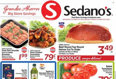 Sedano's (FL) Weekly Ad Flyer Specials October 4 to October 10, 2023