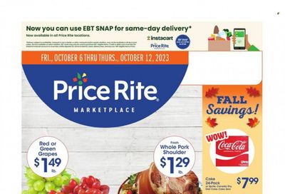 Price Rite (CT, MA, MD, NH, NJ, NY, PA, RI) Weekly Ad Flyer Specials October 6 to October 12, 2023