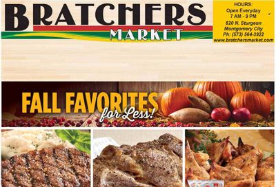 Bratchers Market (MO) Weekly Ad Flyer Specials October 4 to October 10, 2023