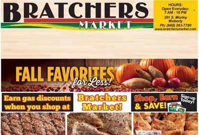 Bratchers Market (MO) Weekly Ad Flyer Specials October 4 to October 10, 2023