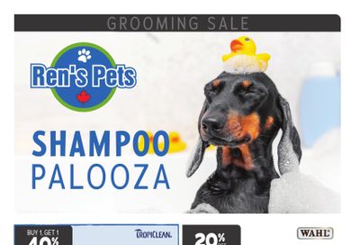 Ren's Pets Grooming Sale Flyer October 9 to 22