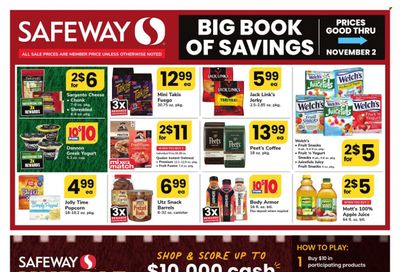 Safeway (DC) Weekly Ad Flyer Specials October 6 to November 2, 2023