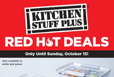 Kitchen Stuff Plus Red Hot Deals Flyer  October 10 to 15